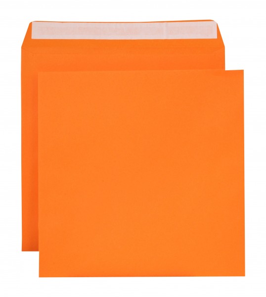 Briefumschläge Haftstreifen "Creativ Color" o. F. Orange 220x220 mm 120g/qm