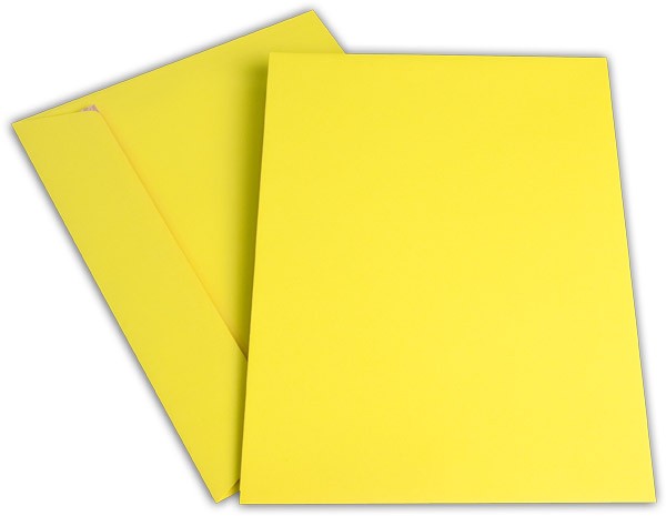 Briefumschläge Haftstreifen "Office Color" o. F. Intensivgelb 229x324 mm C4 100g/qm